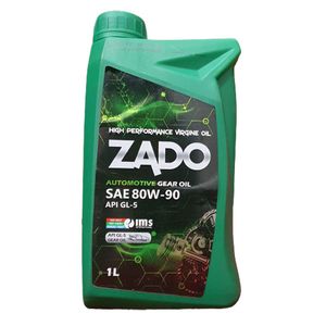 روغن دنده خودرو زادو مدل sae 80w90   gl 5 حجم 1 لیتر