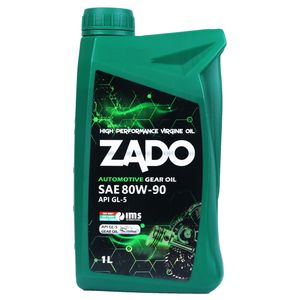 روغن دنده خودرو زادو مدل sae 80w90 gl5 حجم 1 لیتر