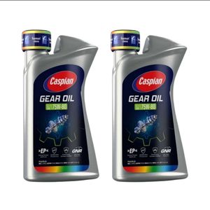 روغن دنده گیربکس دستی کاسپین مدل 75w80 gl4 حجم 950 میلی لیتر بسته 2 عددی