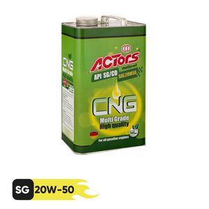 روغن موتور آکتورس مدل 20w50 sg_cd حجم  4 لیتر