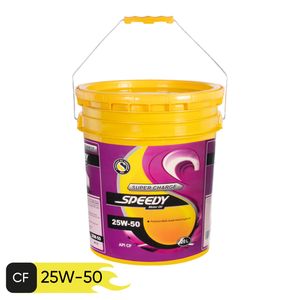 روغن موتور اسپیدی طرح توزیع عادلانه مدل super charge 25w 50 حجم 20 لیتر