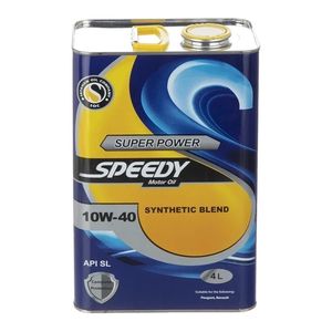روغن موتور اسپیدی مدل super power 10w 40 حجم 4 لیتر