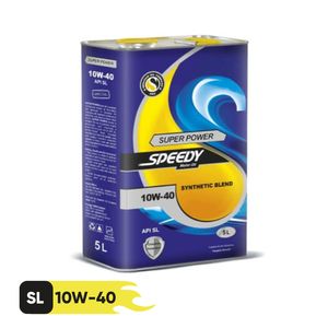 روغن موتور اسپیدی مدل super power 10w 40 حجم 5 لیتر
