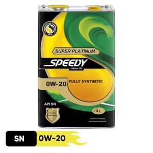 روغن موتور اسپیدی مدل سوپر پلاتینیوم 0w 20 حجم 4 لیتر