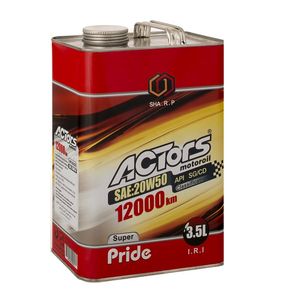 روغن موتور اکتورس مدل 20w50 sg_cd 12000 حجم 3.5 لیتر