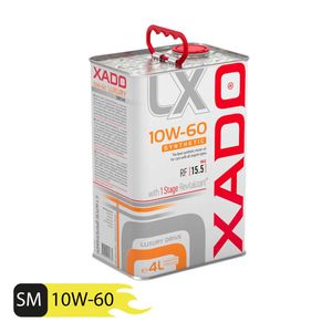 روغن موتور اکسادو مدل 10w 60 sm luxury drive حجم 4 لیتر