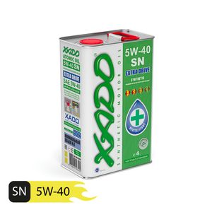 روغن موتور اکسادو مدل 5w 40 sn extra drive حجم 4 لیتر