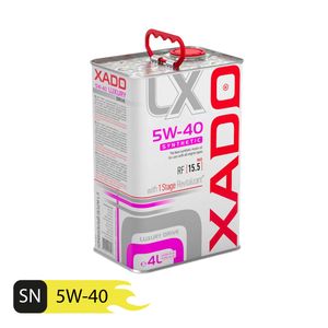 روغن موتور اکسادو مدل 5w 40 sn luxury drive حجم 4 لیتر