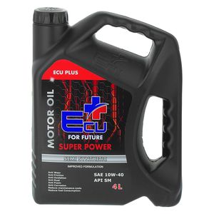 روغن موتور اکوپلاس مدل 10w40 sm حجم 4 لیتر