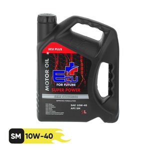 روغن موتور اکوپلاس مدل 10w40 sm حجم 5 لیتر مناسب برای موتور ef7
