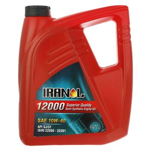 روغن موتور ایرانول مدل 12000  10w40 حجم 3.5 لیتر