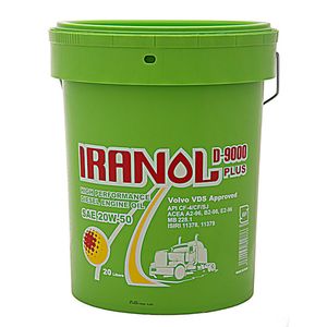 روغن موتور ایرانول مدل d 9000 plus  sae20w 50