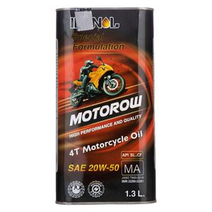 روغن موتور ایرانول مدل motorow 20w 50 حجم 1.3 لیتر