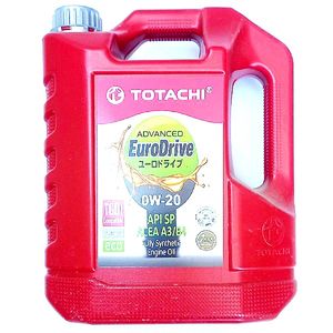 روغن موتور بنزینی توتاچی مدل eurodrive 0w 20 sp حجم ۴ لیتر