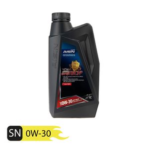 روغن موتور خودرو آیسین مدل 0w 30 sn plus حجم 1000 میلی لیتر