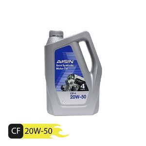 روغن موتور خودرو آیسین مدل 20w 50 cf  4 ظرفیت 4000 میلی لیتر