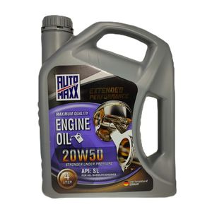 روغن موتور خودرو اتومکس مدل sl 20w50 حجم 4 لیتر