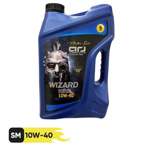 روغن موتور خودرو ارج مدل ویزارد sm 10w40 حجم 5 لیتر