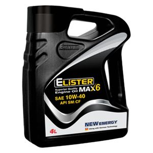 روغن موتور خودرو الیستر مدل max6 api sm_cf sae 10w40 حجم 5 لیتر