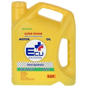 روغن موتور خودرو اکوپلاس مدل  20w50 sl حجم 5 لیتر
