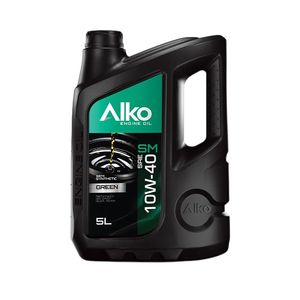 روغن موتور خودرو بنزینی آلکو مدل 40 10 sm 10w 40 حجم 5 لیتر