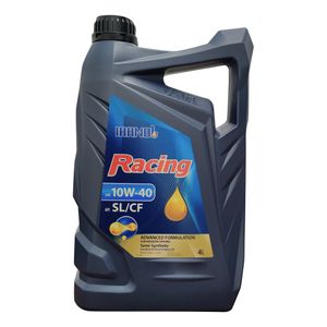 روغن موتور خودرو بنزینی ایرانول مدل ریسینگ sl 10w 40 حجم 4 لیتر