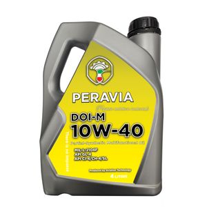 روغن موتور خودرو بنزینی و دیزلی پراویا مدل doi m 10w 40 حجم چهار لیتر