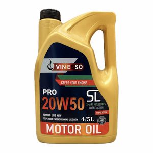 روغن موتور خودرو بنزینی وینسو اویل مدل 20w50 sl 20w 50 حجم 4.5 لیتر