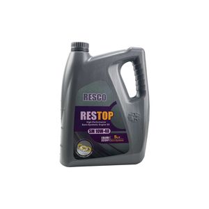 روغن موتور خودرو بنزینی، توربوشارژ رسکو مدل sm 10w40 resport sm 10w 40 حجم 4 لیتر