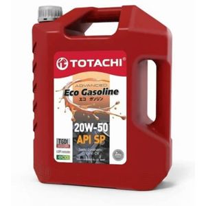 روغن موتور خودرو بنزینی، توربوشارژ، تنفس طبیعی توتاچی مدل eco gasoline 20w 50  sp 20w 50 حجم 4 لیتر