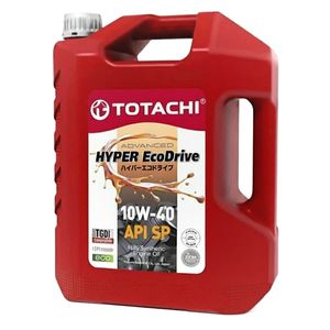 روغن موتور خودرو بنزینی، توربوشارژ، تنفس طبیعی توتاچی مدل hyper eco drive 10w 40 sp 10w 40 حجم 4 لیتر