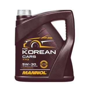 روغن موتور خودرو بنزینی، دیزلی، تنفس طبیعی مانول مدل 7713 sn 5w 30 حجم 4 لیتر