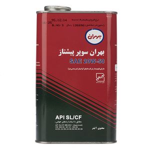 روغن موتور خودرو بهران مدل super pishtaz sae یک لیتری 20w 50