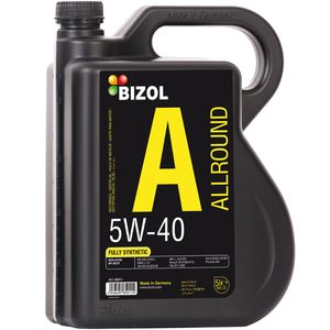 روغن موتور خودرو بیزول مدل allround 5w 40 ظرفیت 5 لیتر