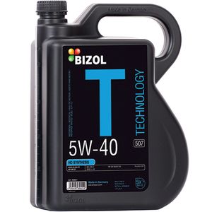 روغن موتور خودرو بیزول مدل technology 5w 40 ظرفیت 5 لیتر