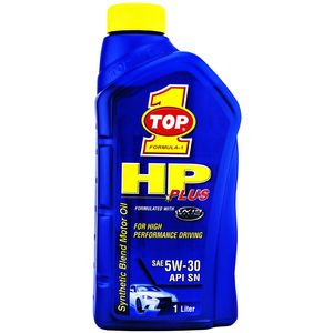 روغن موتور خودرو تاپ وان مدل hp plus 5w 30 حجم 1 لیتر