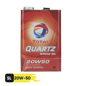 روغن موتور خودرو توتال مدل quartz 5000 sl حجم 4 لیتر