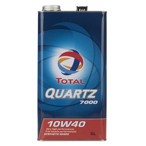 روغن موتور خودرو توتال مدل quartz 7000 حجم 5 لیتر