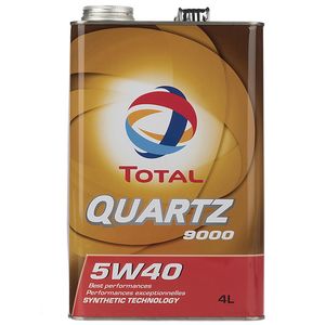 روغن موتور خودرو توتال مدل quartz 9000 حجم 4 لیتر