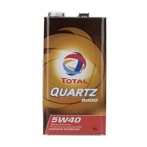 روغن موتور خودرو توتال مدل quartz 9000 حجم 5 لیتر