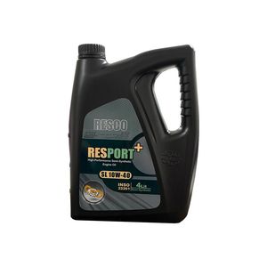 روغن موتور خودرو توربوشارژ، تنفس طبیعی، بنزینی رسکو مدل resport 10w40 sl sl 10w 40 حجم 4 لیتر