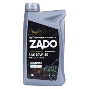 روغن موتور خودرو زادو مدل sae 10w40 16000 sl حجم 1 لیتر