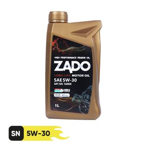 روغن موتور خودرو زادو مدل sae 5w30 sn 16000 حجم 1 لیتر