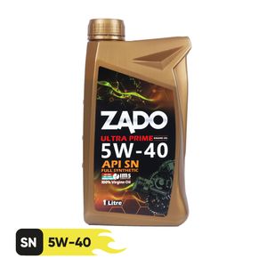 روغن موتور خودرو زادو مدل sae 5w40 sn حجم 1 لیتر