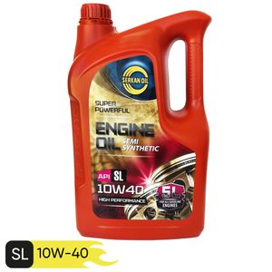روغن موتور خودرو سرکان مدل 10w 40 sl حجم 5 لیتر