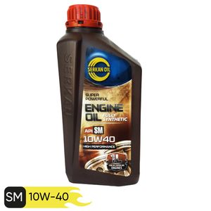 روغن موتور خودرو سرکان مدل 10w 40 sm حجم 1 لیتر