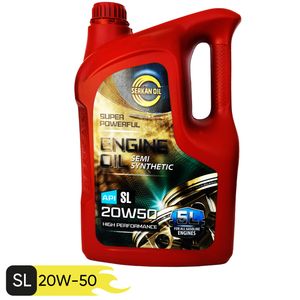 روغن موتور خودرو سرکان مدل 20w 50 sl حجم 5 لیتر