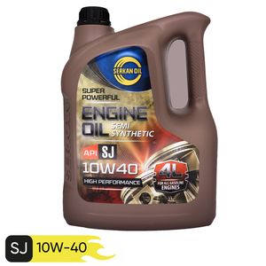 روغن موتور خودرو سرکان مدل sj 10w40 حجم 4000 میلی لیتر