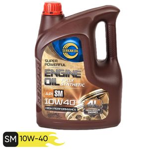 روغن موتور خودرو سرکان مدل sm 10w40 حجم 4 لیتر