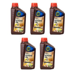 روغن موتور خودرو سرکان مدل sn 5w40 حجم 1 لیتر بسته 5 عددی